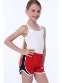 Girls\' red shorts NDZ8644 - Online store - Boutique